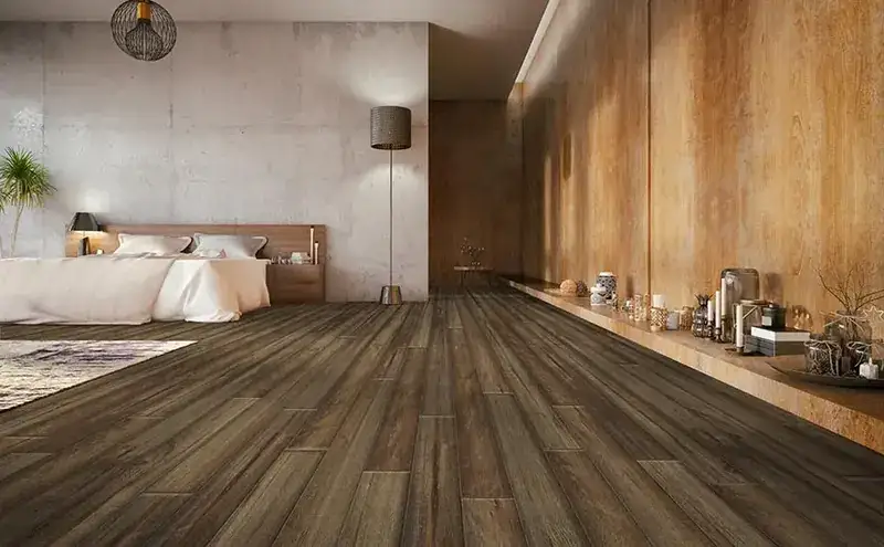 Johnson Hardwood Public House Highball SPC Flooring, installed in a room