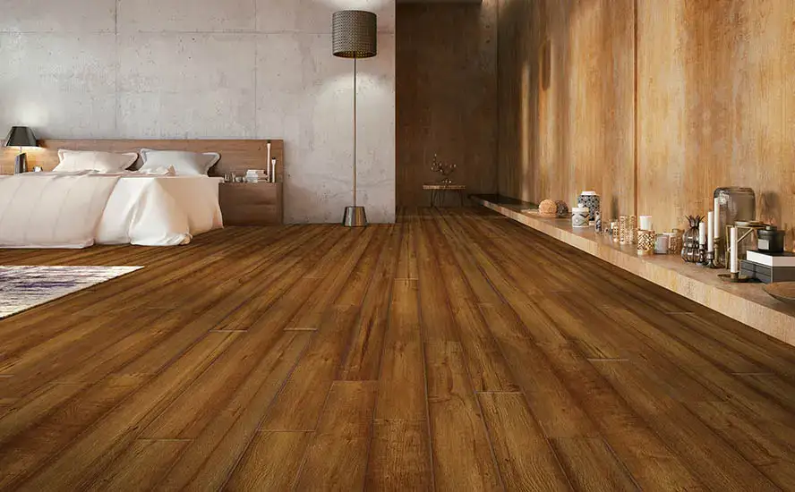 Johnson Hardwood Public House Whiskey Sour SPC Flooring, installed in a room