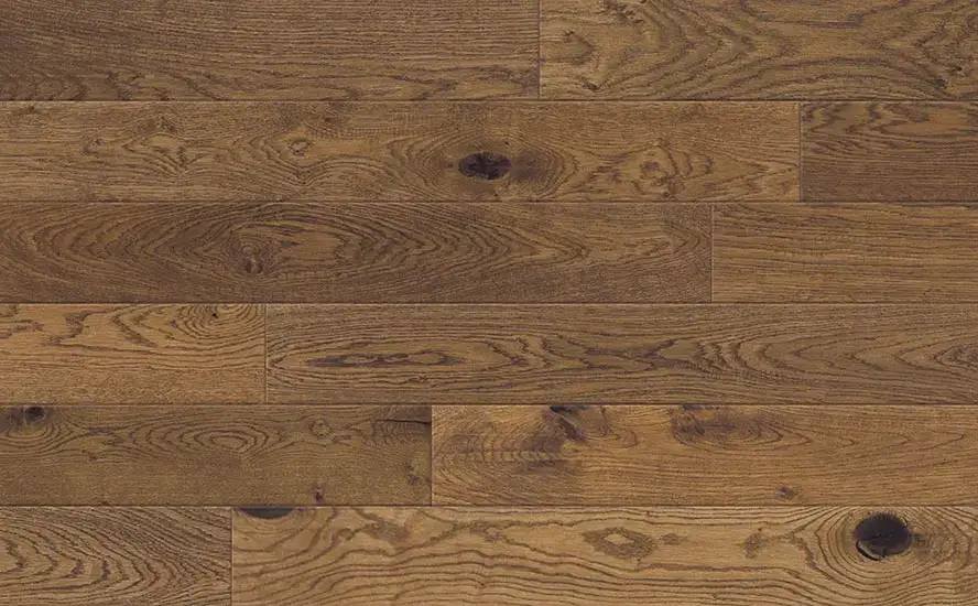 Johnson Hardwood Texas 2.0 Dallas European Oak Engineered Hardwood, installed in a room