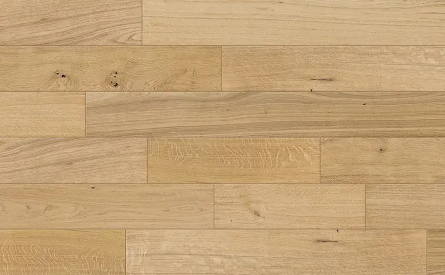 Johnson Hardwood Texas Timber Honey European Oak Engineered Hardwood, installed in a room