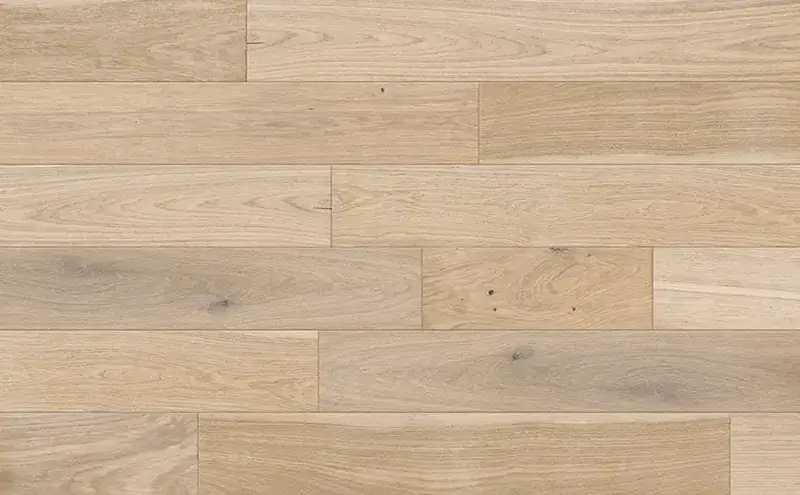 Johnson Hardwood Texas Timber Sand European Oak Engineered Hardwood, installed in a room