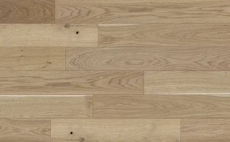 Johnson Hardwood Texas Timber Taupe European Oak Engineered Hardwood, installed in a room