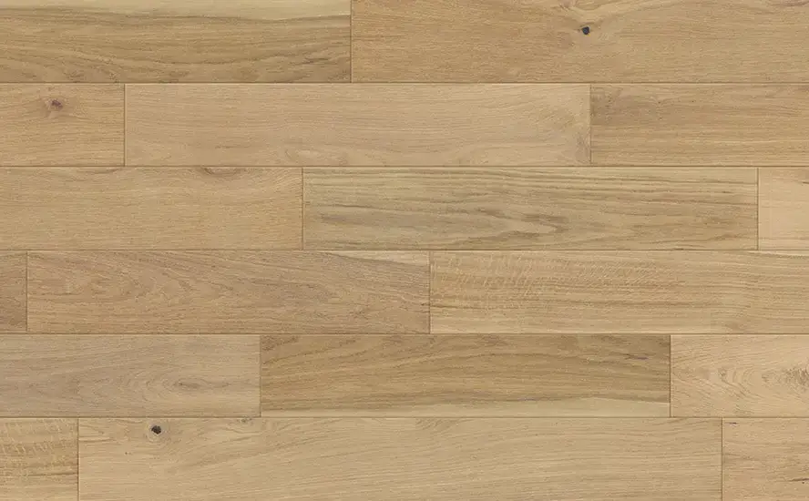 Johnson Hardwood Texas Timber Tawny European Oak Engineered Hardwood, installed in a room