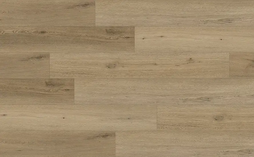 Johnson Hardwood Cascade Columbia Luxury Vinyl Plank, installed in a room