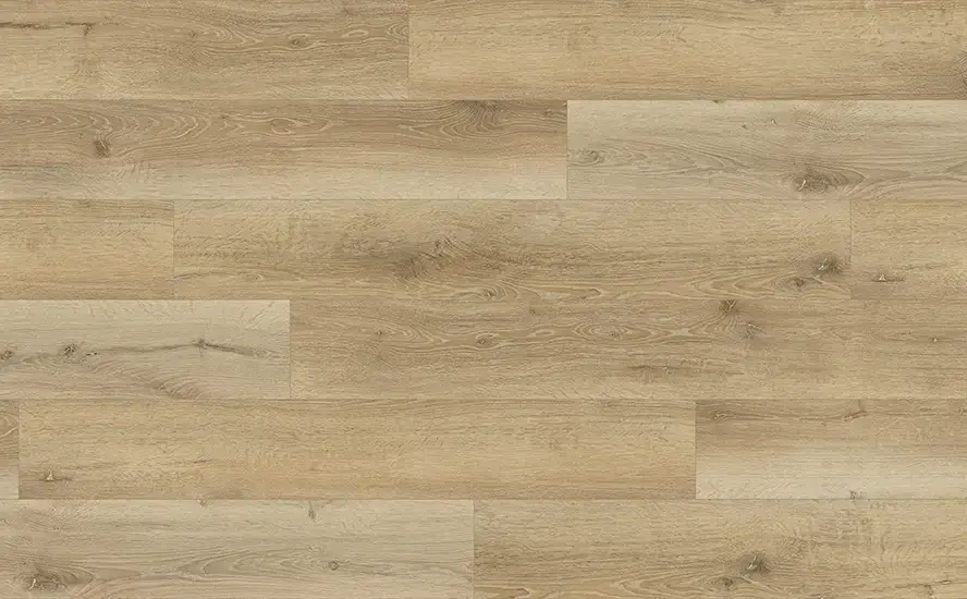 Johnson Hardwood Cascade Glacier Luxury Vinyl Plank, installed in a room