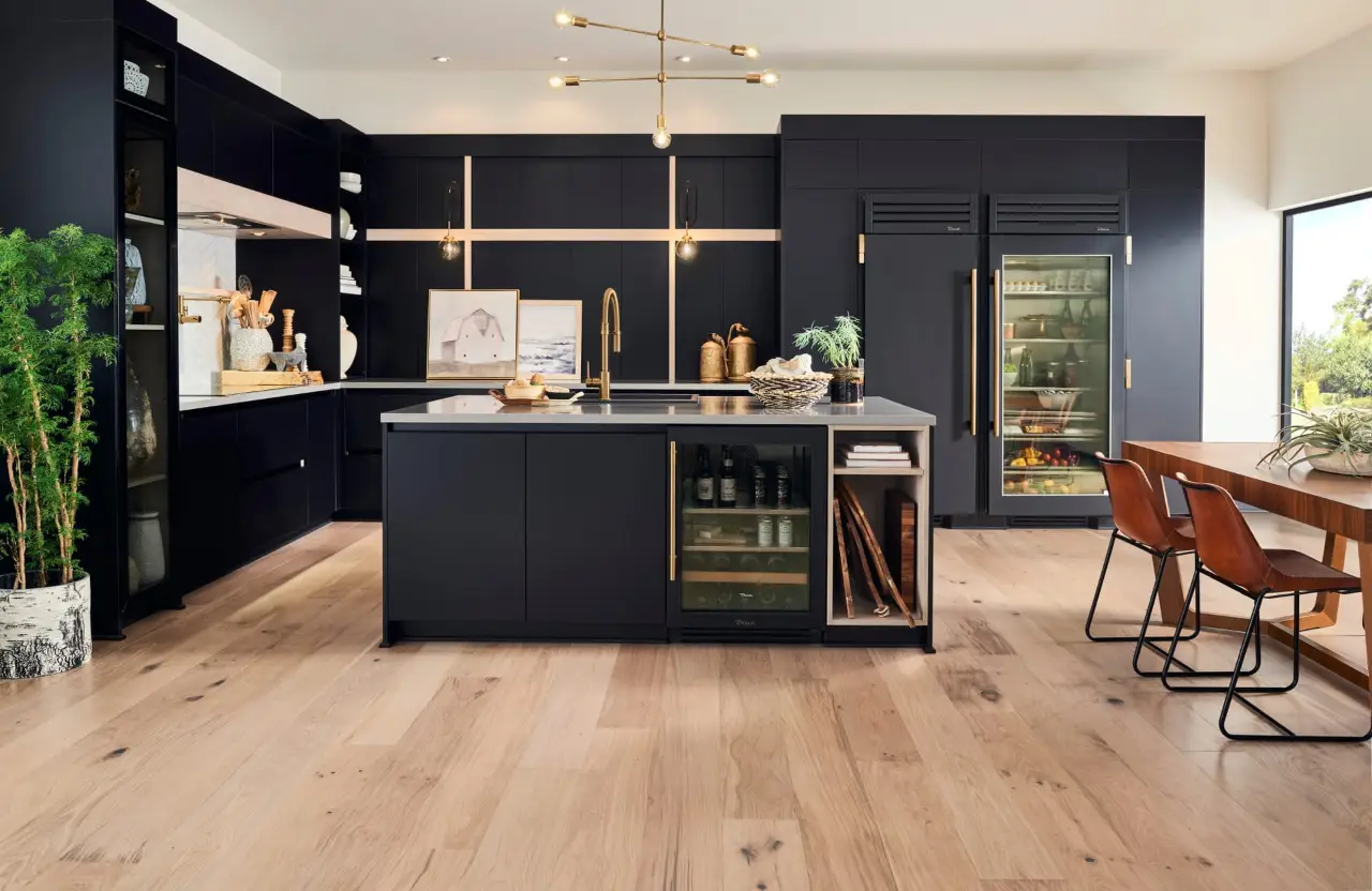 Mannington Park City Summit White Oak Engineered Hardwood, installed in a room