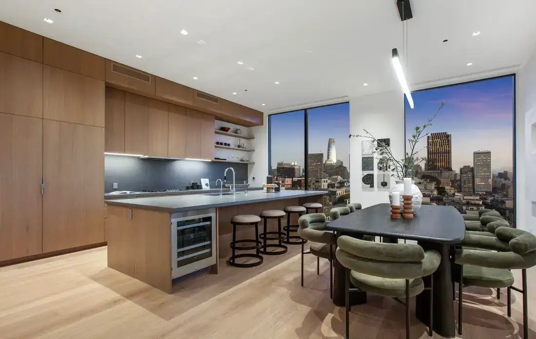 Medieval Floors Nouvelle Eternal Desert French White Oak Engineered Hardwood, installed in a room