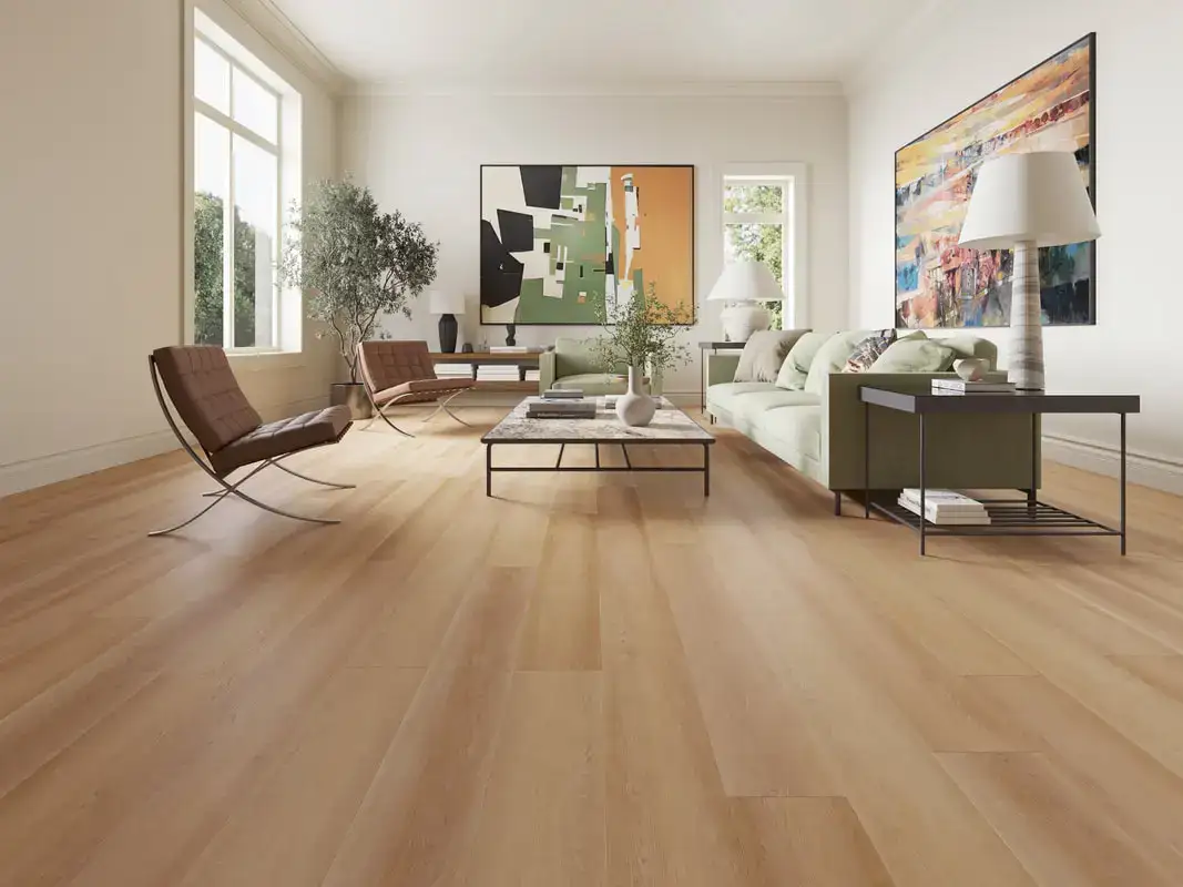 Medieval Floors Super SPC 10mm Madrid SPC Flooring, installed in a room