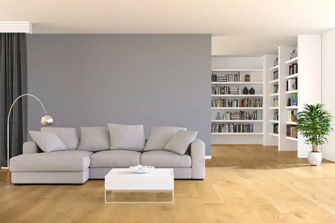 Medieval Floors Architectural Mystic Amber European White Oak Engineered Hardwood, installed in a room