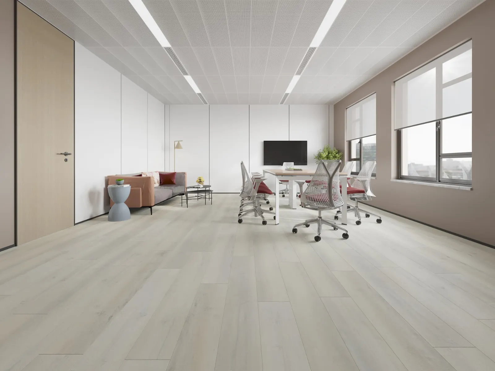 MegaClic Aquashield 12mm AC5 Beach House Laminate Flooring, installed in a room