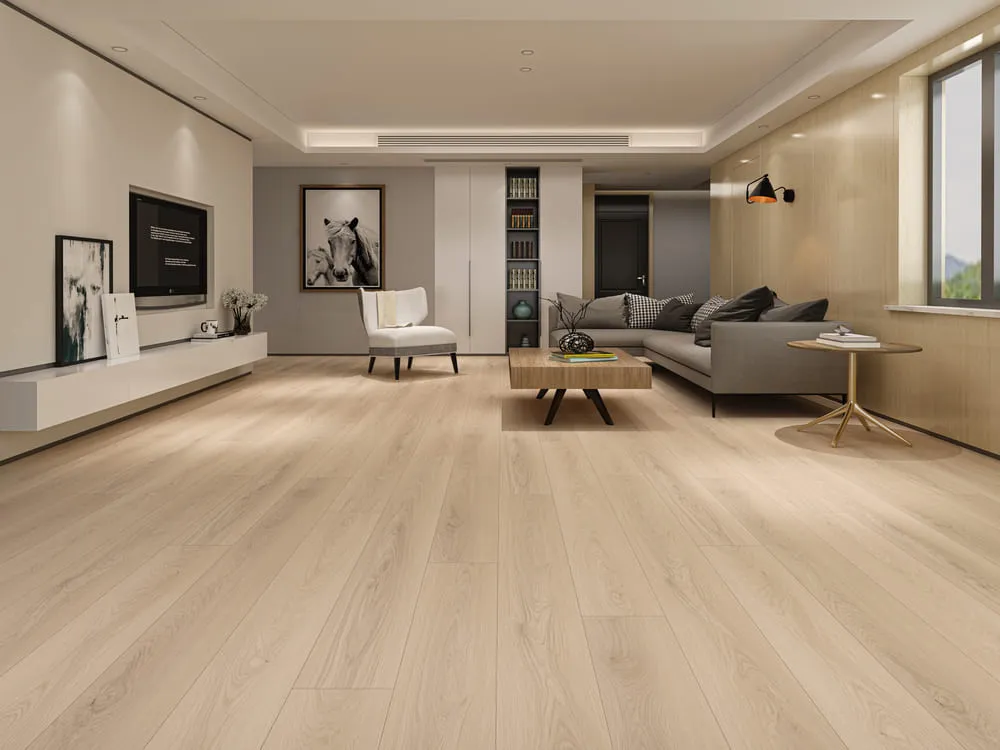 MegaClic Centennial 12mm AC4 Brooklyn Laminate Flooring, installed in a room