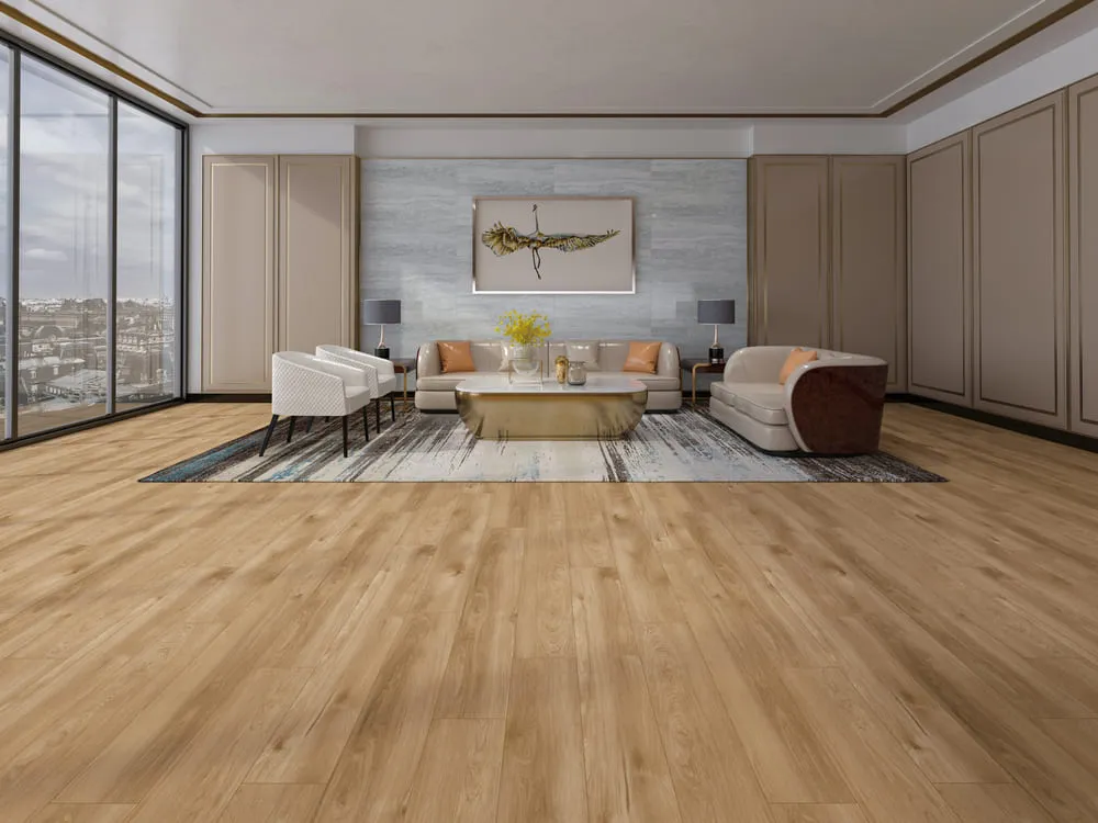 MegaClic Abbey Road Kendall Luxury Vinyl Plank, installed in a room