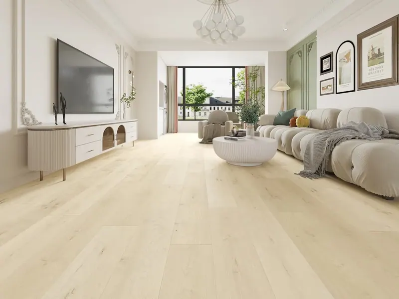 MegaClic Athens Saturn Luxury Vinyl Plank, installed in a room