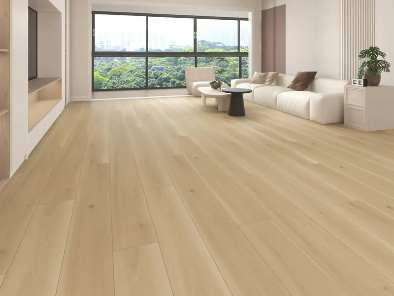 MegaClic Novelle Sommerville Luxury Vinyl Plank, installed in a room