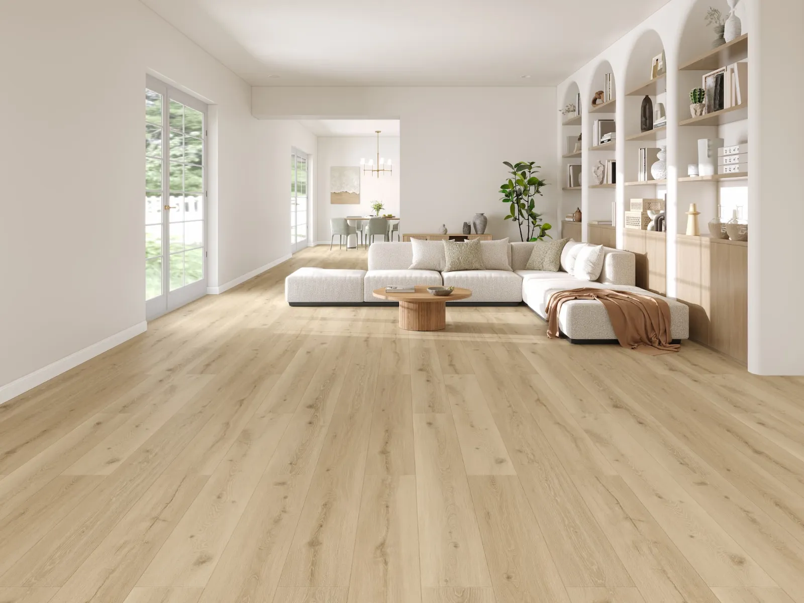 MegaClic Valenza laminate flooring in a living space