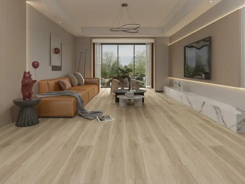 MegaClic Abbey Road Victoria Luxury Vinyl Plank, installed in a room