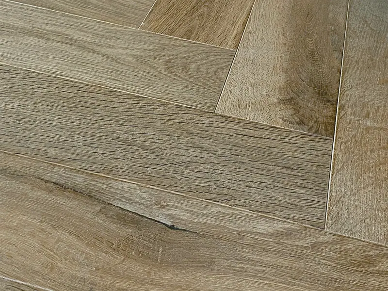 Monarch Plank Domaine II Nebbia Herringbone European Oak Engineered Hardwood, room view