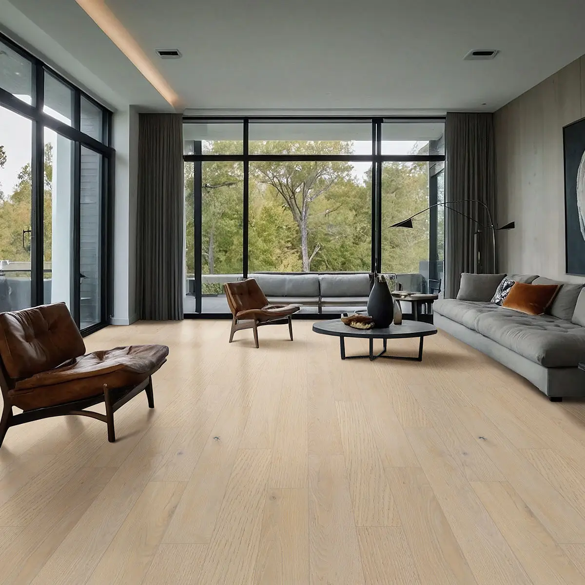 MSI Kelmore Lazura Hardwood Engineered Hardwood, installed in a room
