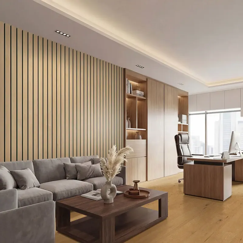 MSI Kelmore Mesa Ridge Hardwood Engineered Hardwood, installed in a room