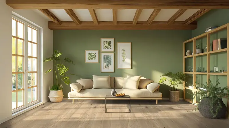 MSI Ladson Tualatin Blonde Hardwood Engineered Hardwood, installed in a room