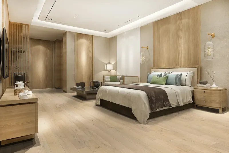 MSI Ladson Whitlock Hardwood Engineered Hardwood, installed in a room