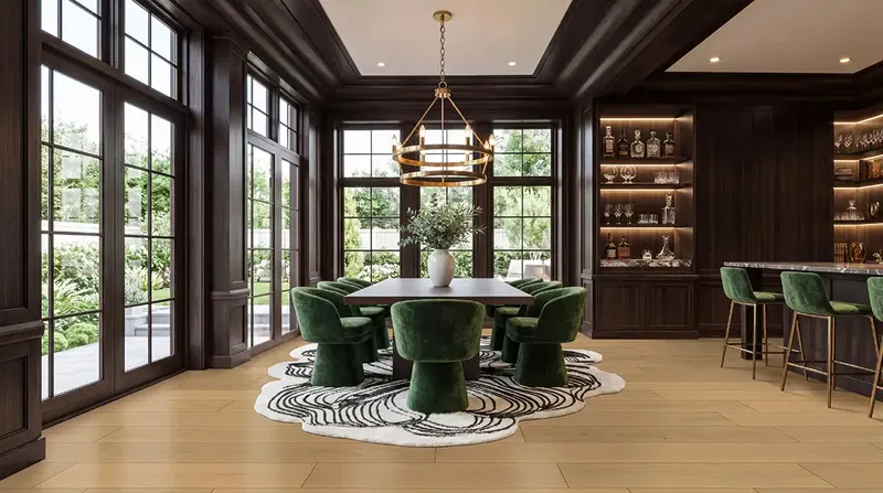 MSI McCarran Reserve Bramlett European white oak Engineered Hardwood, installed in a room