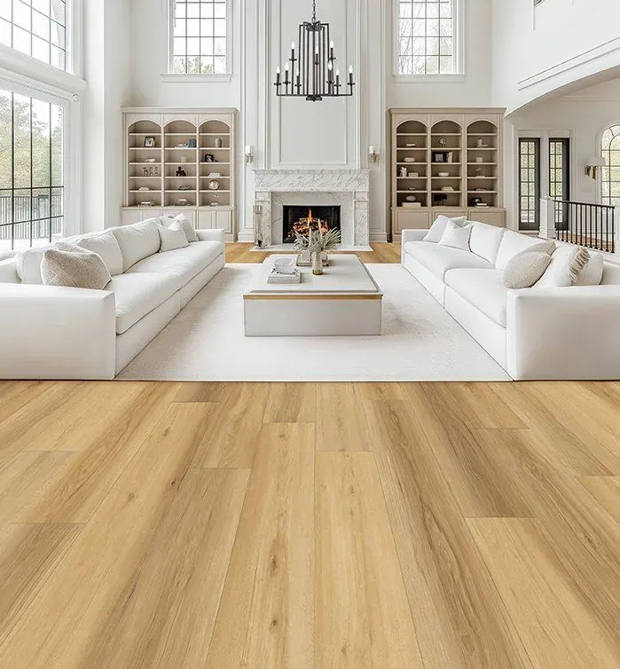 Opulux Opulux Collection Grandeur Laminate Flooring, installed in a room