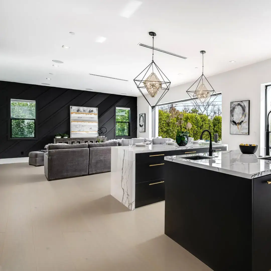 Opus Hardwood 8¾″ Plank Acropolis European Oak Engineered Hardwood, installed in a room
