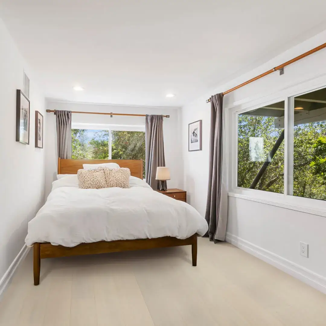 Opus Hardwood 9½″ Plank Fiscardo European Oak Engineered Hardwood, installed in a room