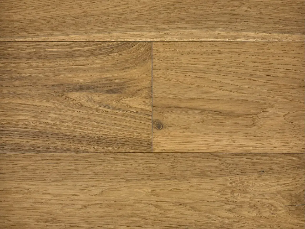 Pravada Floors Canvas Collage European White Oak Engineered Hardwood, installed in a room