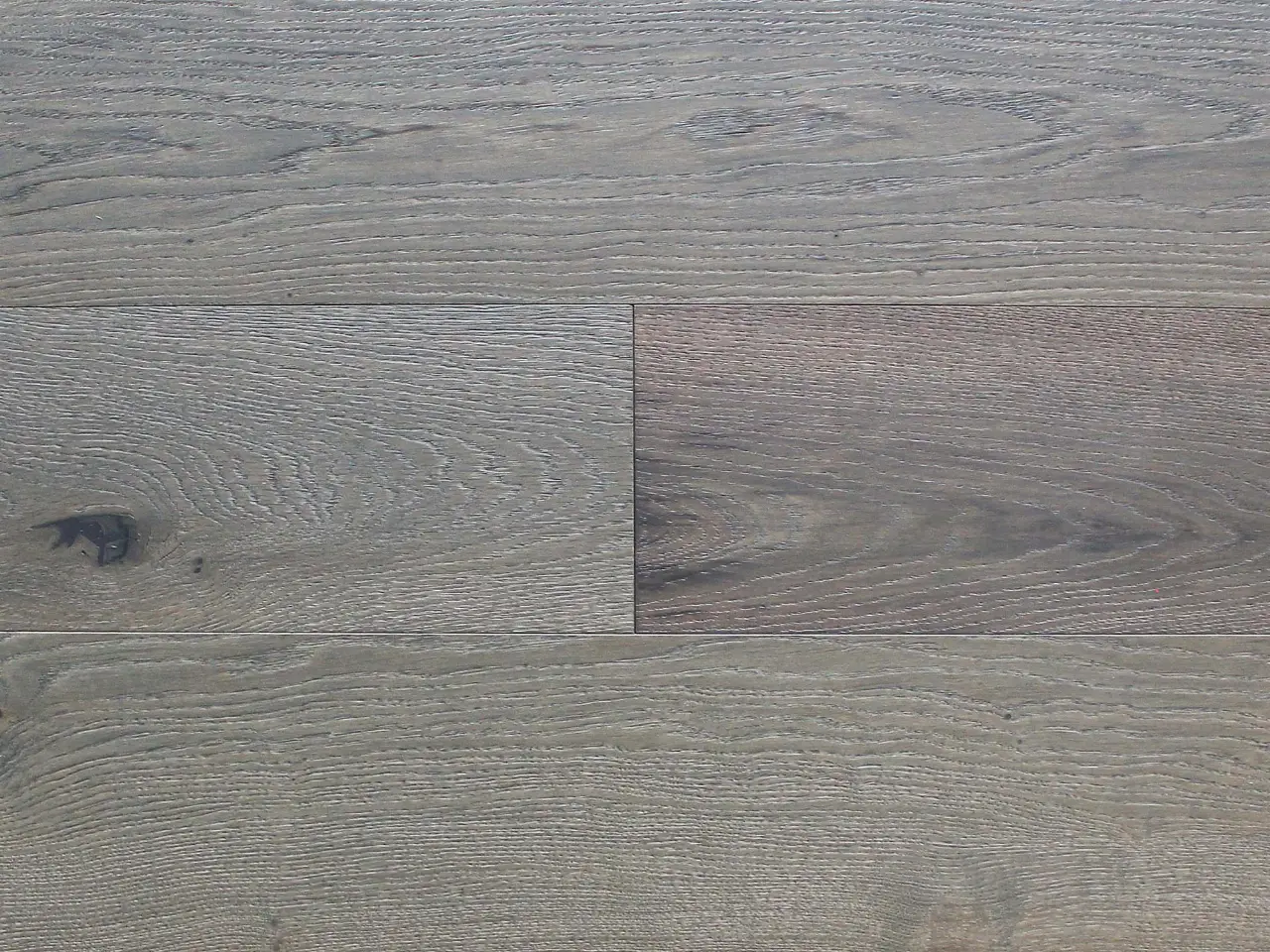 Pravada Floors Ferme Chic Crate European White Oak Engineered Hardwood, installed in a room