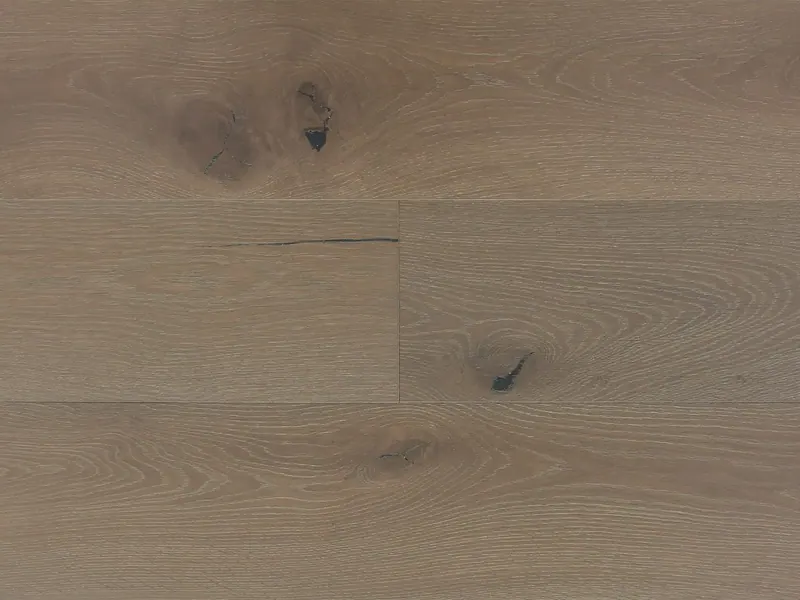 Pravada Floors Artistique Dumont European White Oak Engineered Hardwood, installed in a room