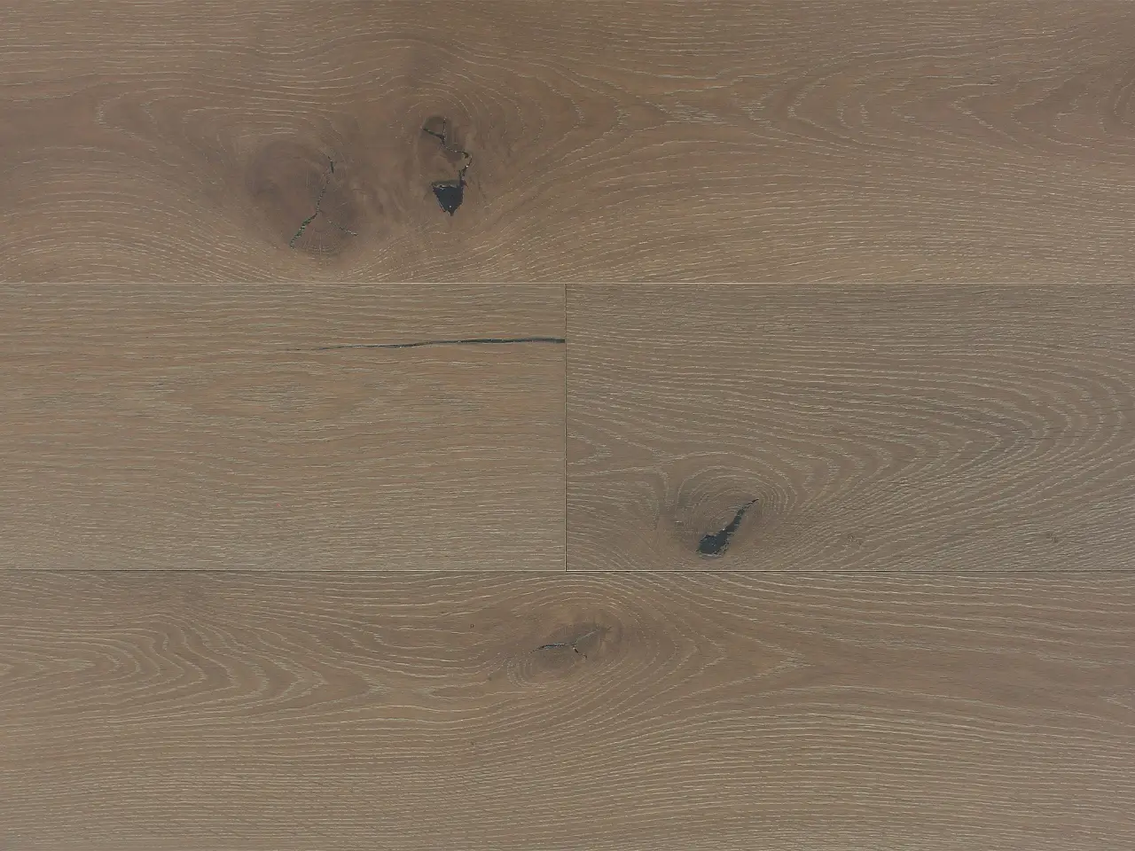Pravada Floors Artistique Dumont European White Oak Engineered Hardwood, installed in a room