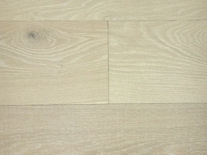 Pravada Floors Artistique Duvet European White Oak Engineered Hardwood, installed in a room