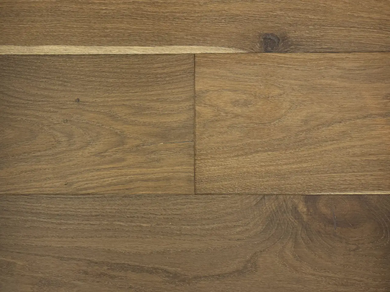 Pravada Floors Canvas Easel European White Oak Engineered Hardwood, installed in a room