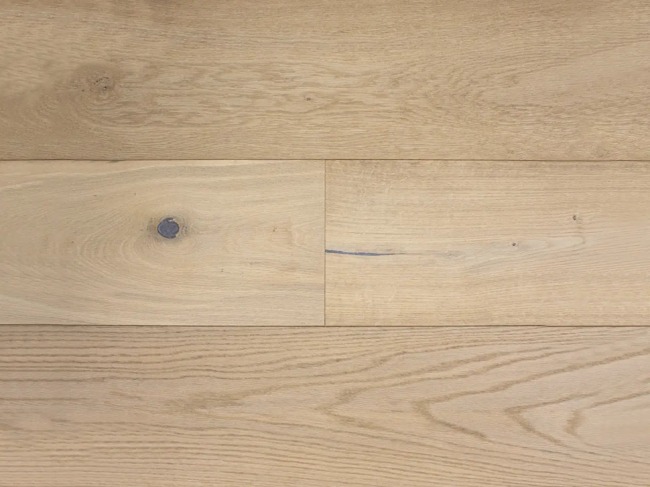 Pravada Floors Le Soleil Fleur European White Oak Engineered Hardwood, installed in a room