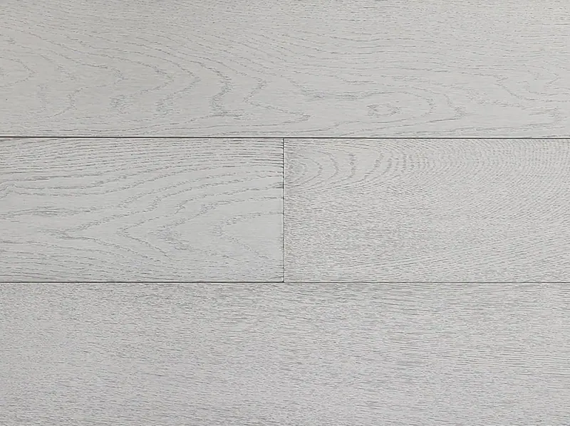 Pravada Floors Avenue Chic Madison White Oak Engineered Hardwood, installed in a room