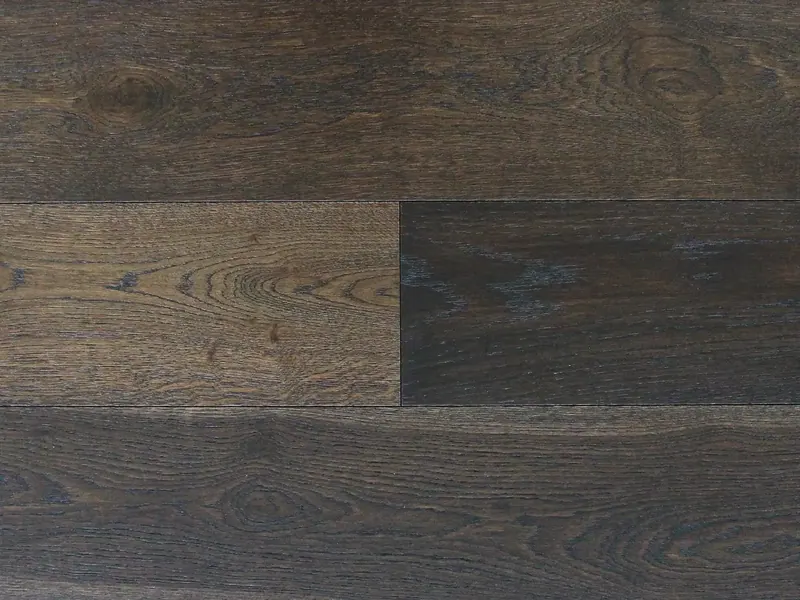 Pravada Floors Haute Couleur Motif European White Oak Engineered Hardwood, installed in a room