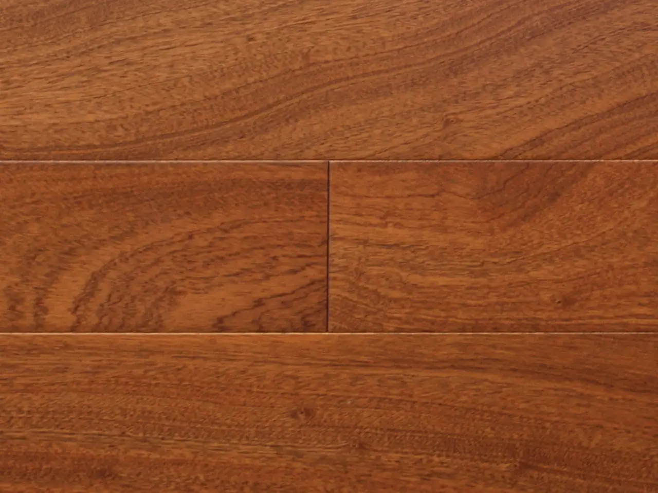 Pravada Floors Exotics Natural Sapele Engineered Hardwood, installed in a room