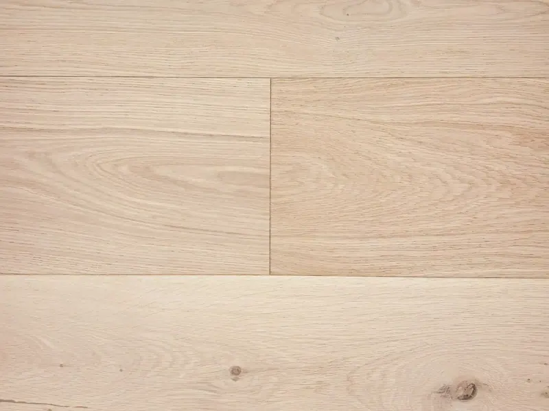 Pravada Floors Canvas Nouveau European White Oak Engineered Hardwood, installed in a room