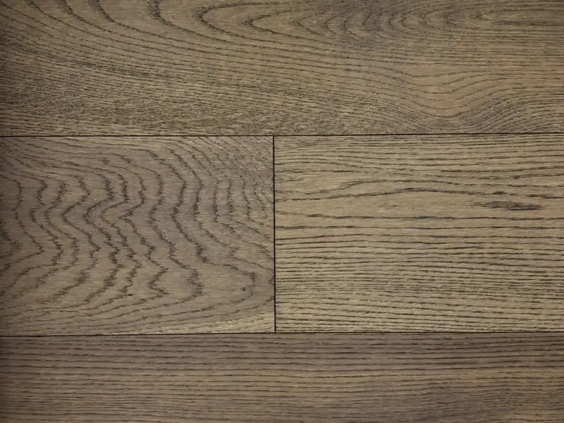 Pravada Floors Haute Couleur Nude Roche European White Oak Engineered Hardwood, installed in a room