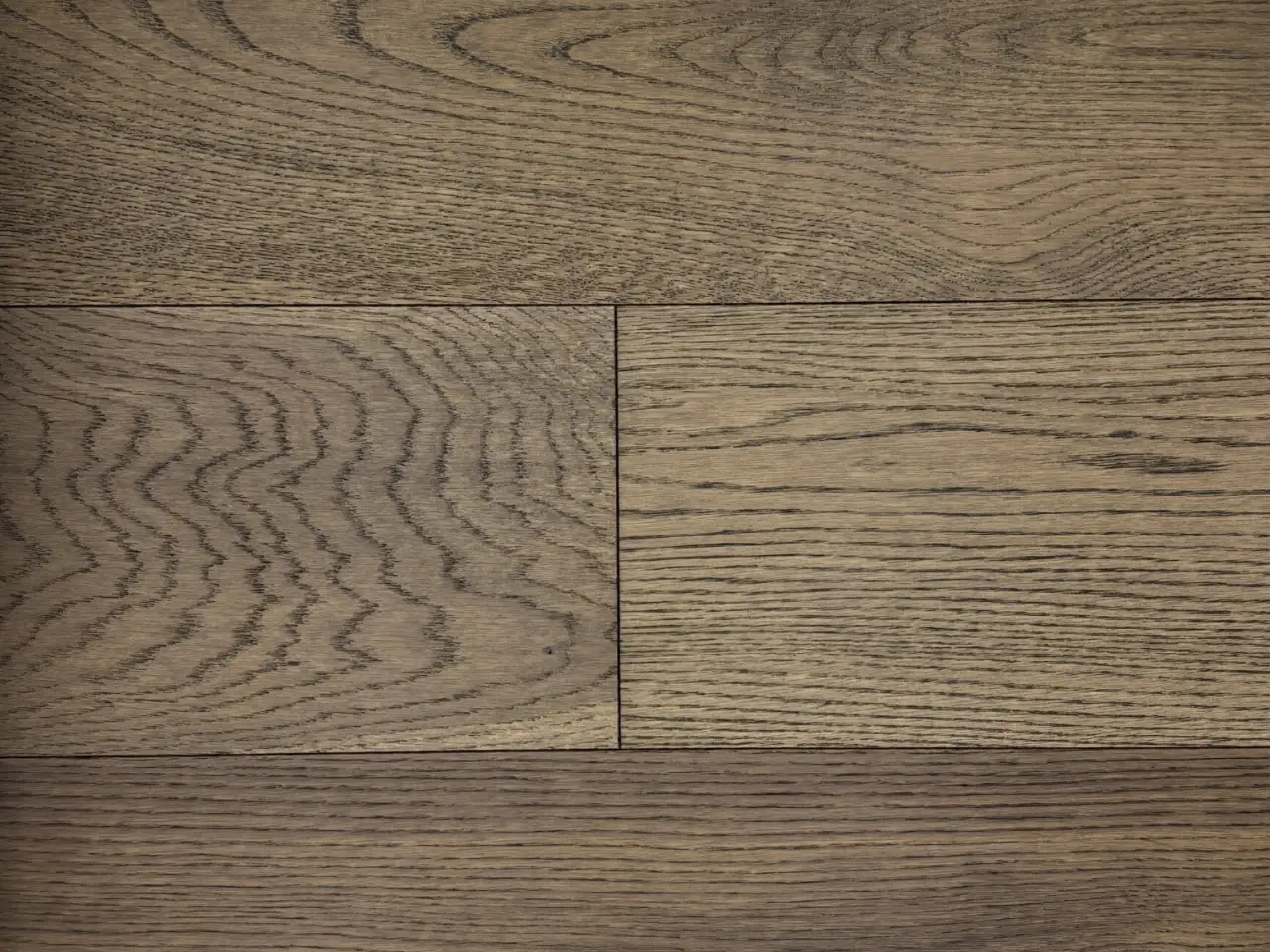 Pravada Floors Haute Couleur Nude Roche European White Oak Engineered Hardwood, installed in a room