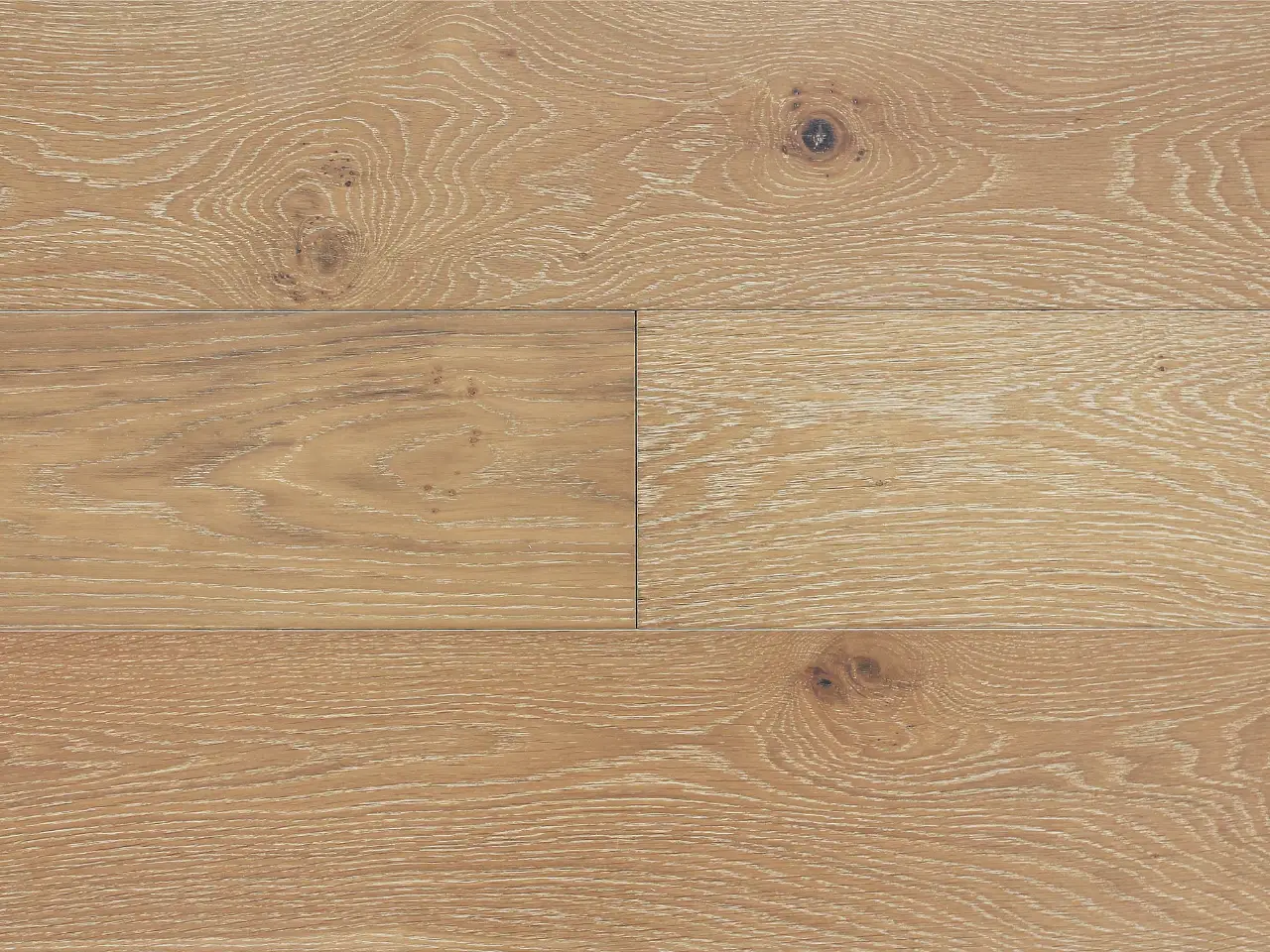 Pravada Floors Haute Couleur Organza European White Oak Engineered Hardwood, installed in a room