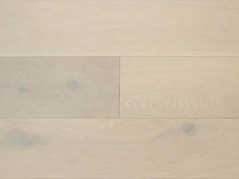 Pravada Floors Decor Risom European White Oak Engineered Hardwood, installed in a room