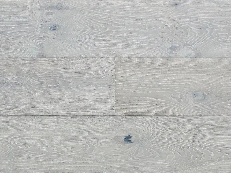 Pravada Floors Decor Starck European White Oak Engineered Hardwood, installed in a room