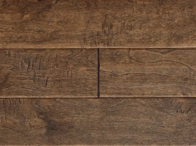 Pravada Floors Heritage Tobacco Birch Engineered Hardwood, installed in a room