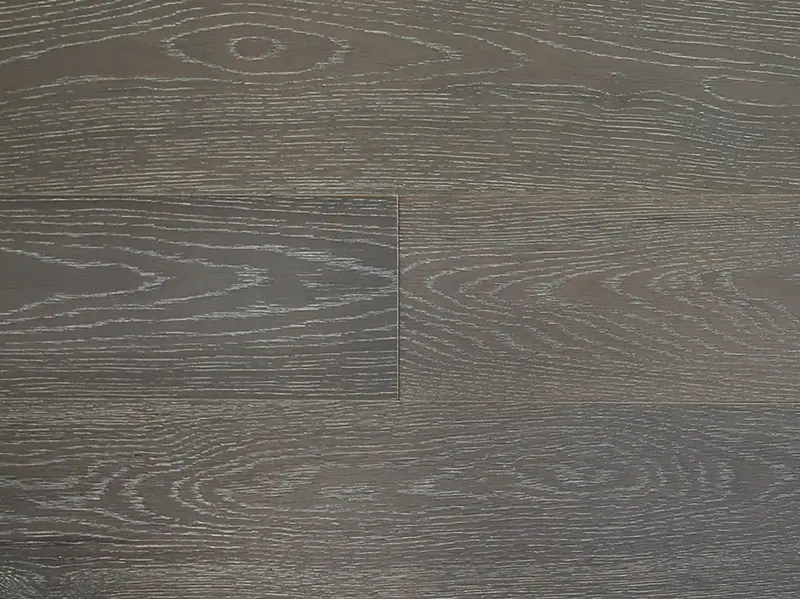 Pravada Floors Avenue Chic Uptown White Oak Engineered Hardwood, installed in a room