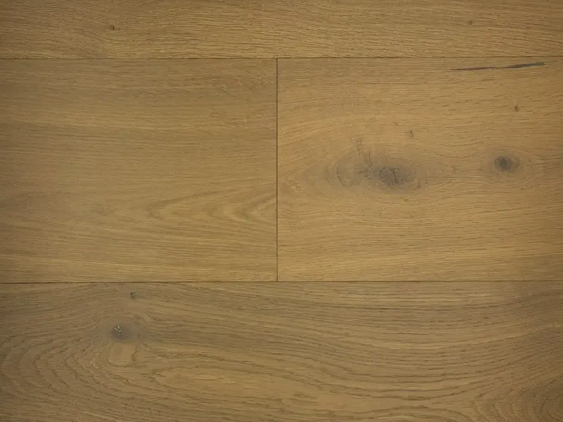 Pravada Floors Artistique Van Gogh European White Oak Engineered Hardwood, installed in a room