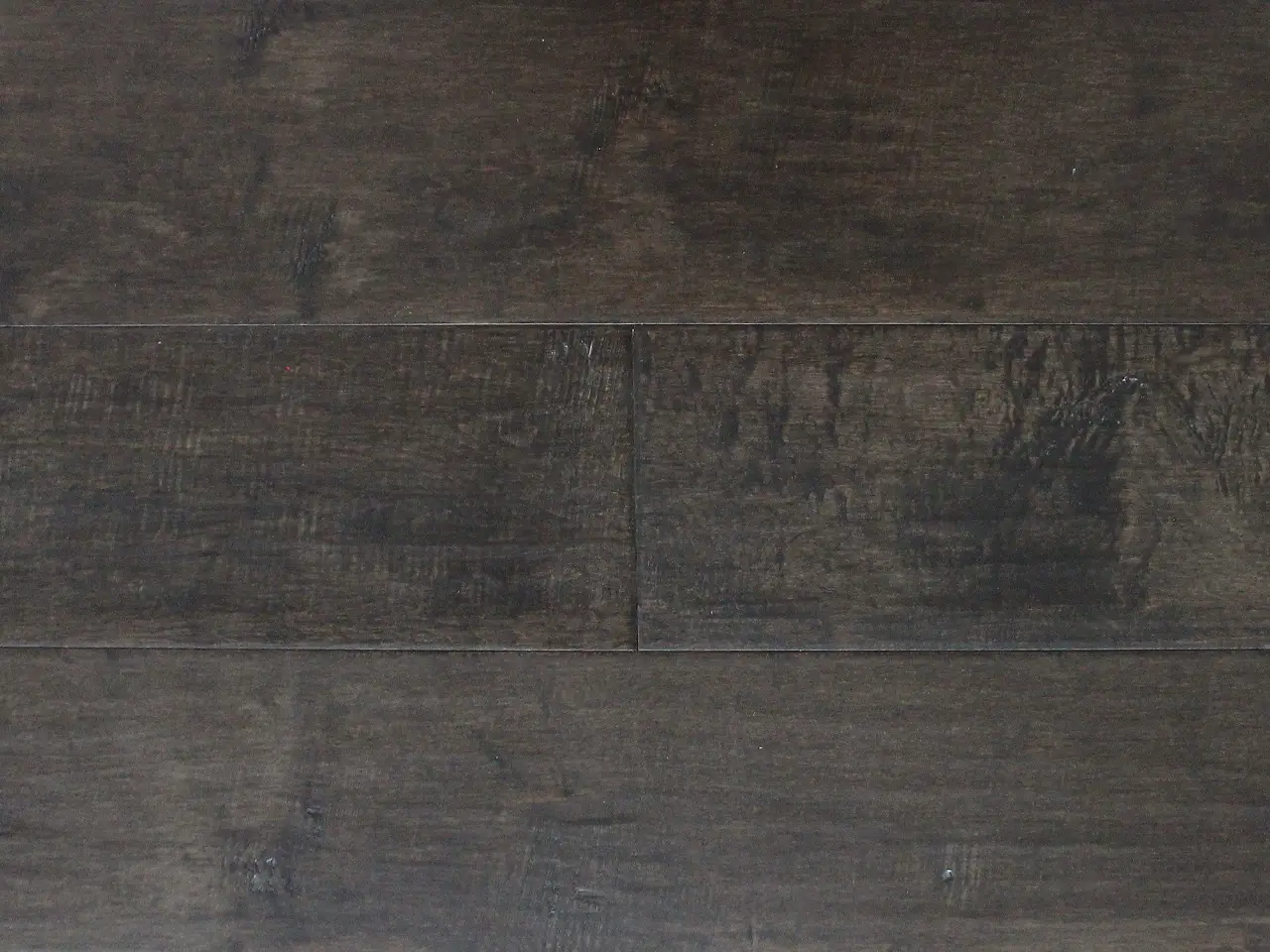 Pravada Floors Residence Wrought Iron White Oak Engineered Hardwood, installed in a room