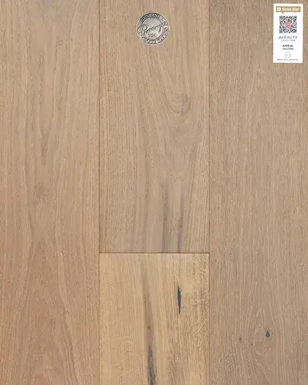 Provenza Floors Affinity Appeal European Oak Engineered Hardwood, installed in a room